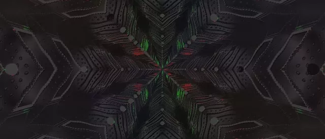 Neoninės Tunelio Kalejdoskopas Vortex | 21:9 Ultrawide 60fps Screensaver VJLoops