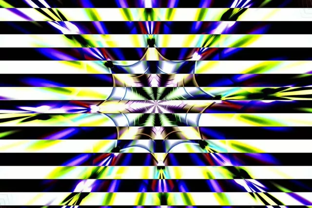 Neon Tunnel Kaleidoscope Vortex | 3:2 Surface 60fps Screensaver Loop