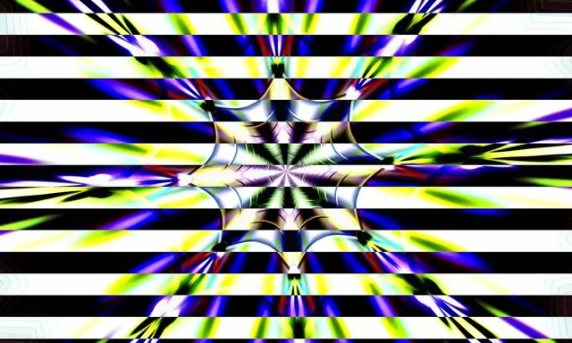 تونل نئون کالیدوسکوپ گردباد 5:3 عریض 60fps VJLoops حلقه صفحه نگهدار