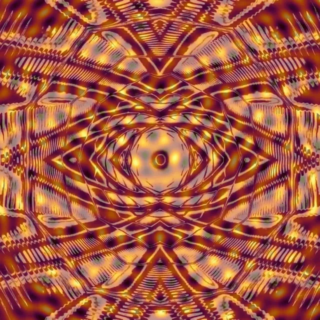 Neon Tunnel Kaleidoscope Vortex Loop 1:1 Square 60fps Screensaver