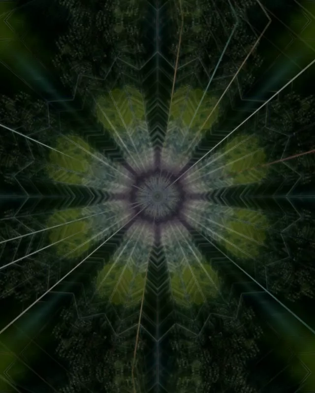 Neon Tunnel Kaleidoscope Vortex Loop 4:5 Instagram 60fps Screensaver