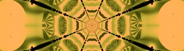 Neon Tunnel Kaleidoscoop Web 32:9 Super Ultrawide 60fps Schermbeveiliging VJLoops