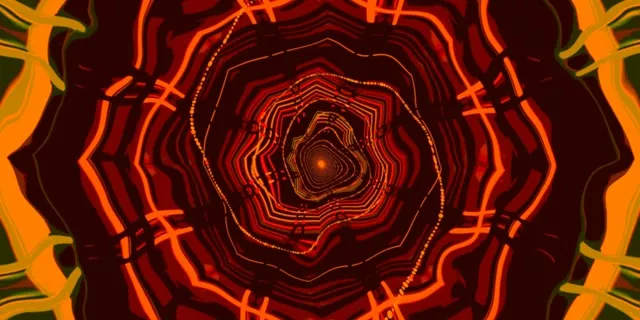 Neon Tunel Lava Vrtinec VJLoops 2:1 Univisium 60fps Ohranjevalnik Zaslona