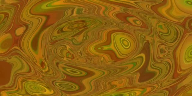 Neon Tunnel Liquid Gold Swirl VJ Loop 2:1 Univisium 60fps Screensaver