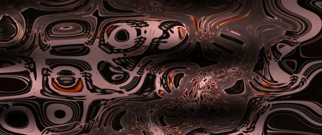 Neon Tunnel Liquid Metal Vortex VJ Loop 2.39:1 60fps Screensaver