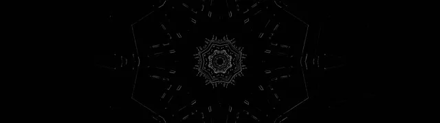 Neon Tunnel Mandala Kaleidoskoop 32:9 Super Ultrawide 60fps Ekraanisäästja VJLoops