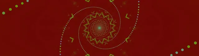 Terowong Neon Mandala Star Vortex 32:9 Super Ultrawide 60fps Screensaver Vj Loop