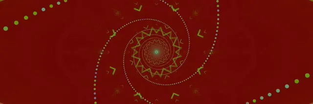 Tunnél Neon Mandala Star Burst 3:1 Triple Wide 60fps Screensaver VJ Loop