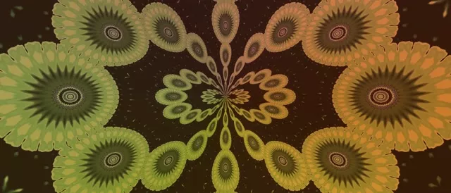 Fractal Kaleidoscope Neon Tunnel 21:9 Ultrawide 60fps Screensaver VJ Loop