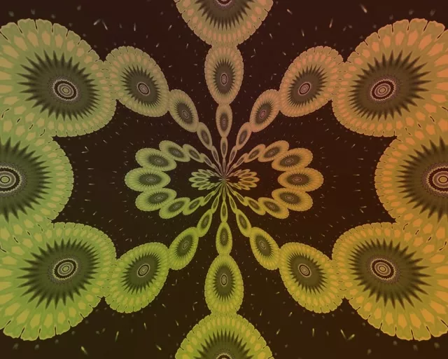 5:4 Industrial Neon Tunnel 60fps Screensaver - Fractal Kaleidoscope Vj Loop