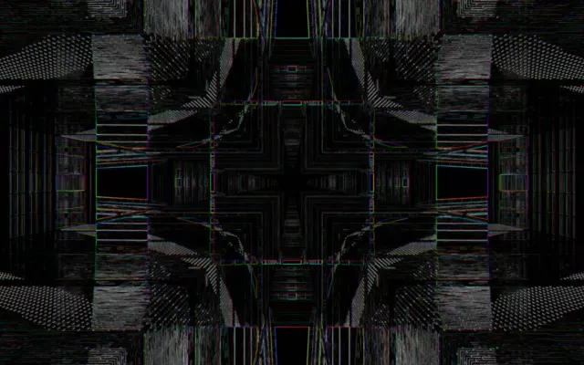 Neon Tunnel Gespiegelde Caleidoscoop VJ Loop 16:10 MacBook 60fps Screensaver