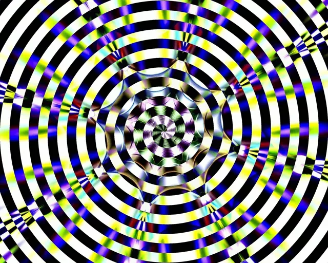 Neon Tunnel Kaleidoscope Vortex 5:4 Industrial 60fps Screensaver VJ Loop