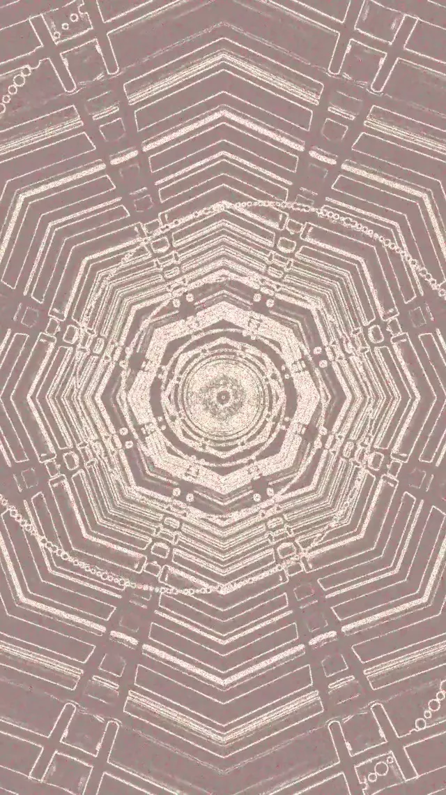 নিয়ন টানেল অক্টাগন গ্রিড 9:16 রিলস 60fps স্ক্রিনসেভার VJ Loop