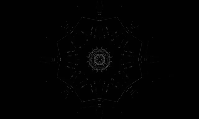 নিয়ন টানেল অক্টাগন কালেইডোস্কোপ VJ Loop 5:3 ওয়াইড 60fps স্ক্রিনসেভার