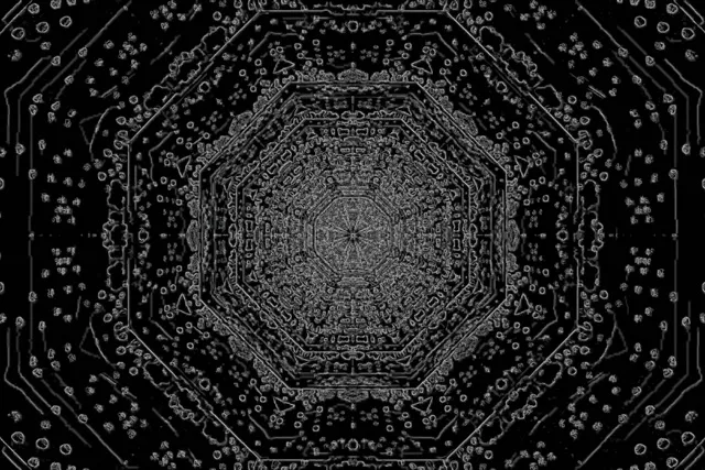 تونل نئون هشت‌ضلعی محافظ صفحه 3:2 Surface 60fps VJ Loop