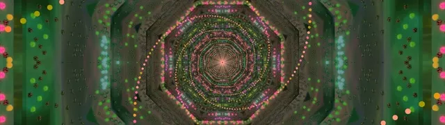 Neon Tunnel Kaheksanurga Spiraal 32:9 Super Ülilai 60fps Ekraanisäästja VJ Loop