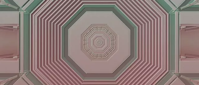 Neon Tunnel Octagon Vortex 21:9 Ultrawide 60fps Screensaver VJLoops