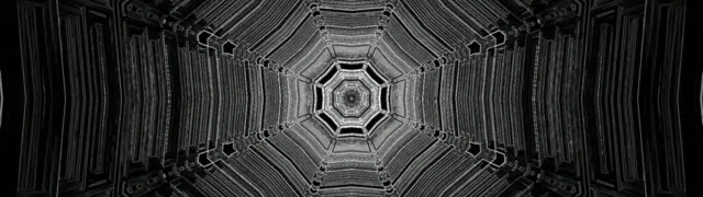 Neon Tunelis Aštuonkampio Sūkurys 32:9 Super Ultrawide 60fps Ekrano užsklanda VJ Loop