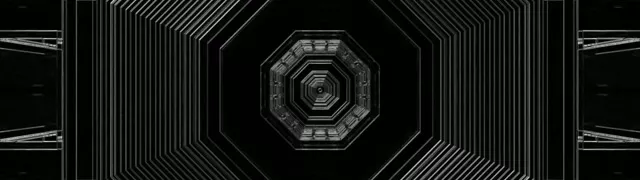 Neon Tunnel Oktagon Örvény 32:9 Szuper Ultraszéles 60fps Képernyővédő Vj Loop