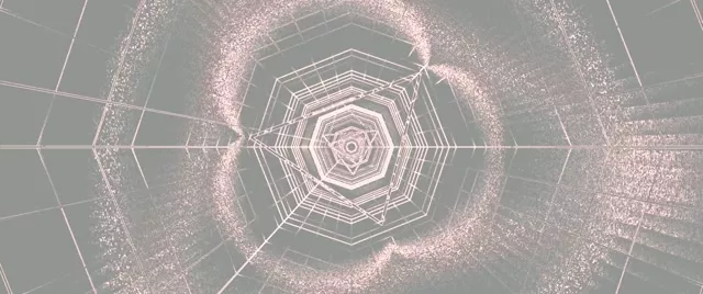 Túnel Neon Octógono Vórtice Screensaver 2.39:1 Cinemascope 60fps VJ Loop