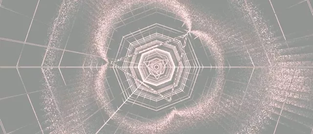 Neon Alagút Oktogon Örvény VJ Loop 21:9 Ultraszéles 60fps Képernyővédő