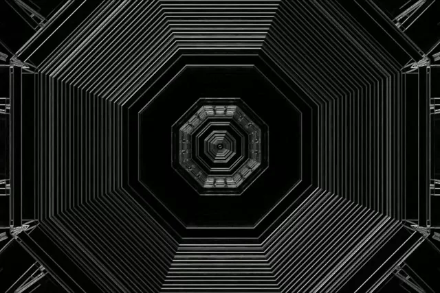 Túnel de Neó Vòrtex Octògon Vj Loop 3:2 Surface 60fps Estalvi de Pantalla
