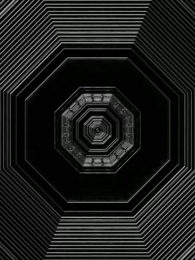 霓虹隧道八角形漩渦 VJLoops 3:4 iPad 直向 60fps 螢幕保護程式