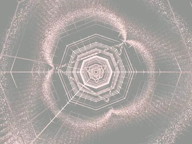 ネオントンネル オクタゴン ボルテックス VJループ 4:3 クラシック 60fps スクリーンセーバー