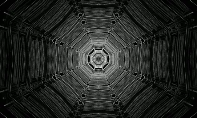 Неонов Тунел Осмоъгълен Вихър VJLoops 5:3 Wide 60fps Скрийнсейвър