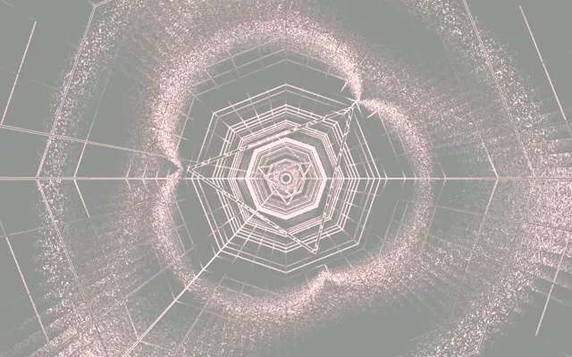 Neon Tunnel Oktagon Vortex VJ Loop 60fps Skärmsläckare 16:10 Macbook
