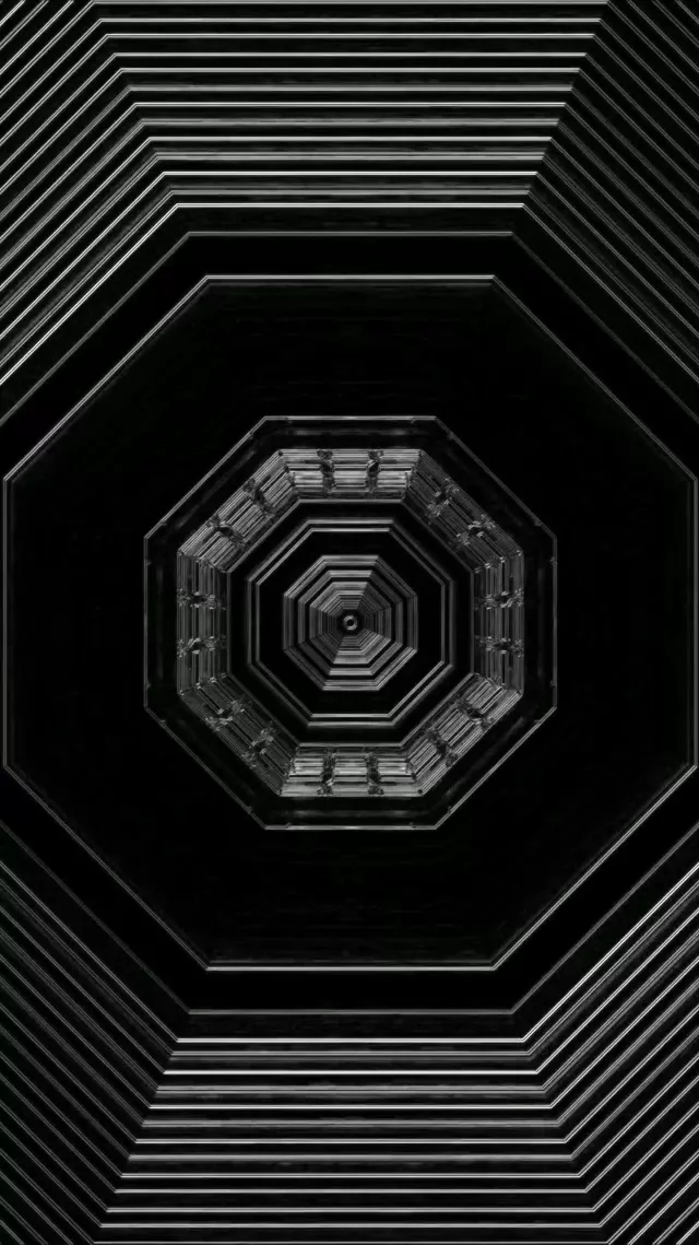 Tunnel Néon Vortex Octogone VJ Loop 9:16 Reels 60fps Économiseur d'écran
