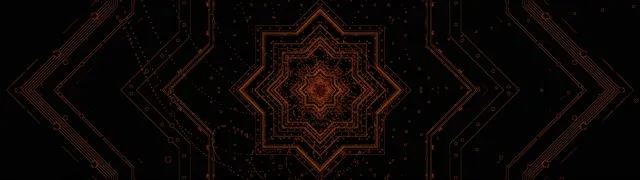 تونل نئون ماندالای ستاره مسی 32:9 فوق العاده عریض 60fps صفحه نگهدار VJ Loop