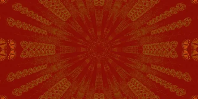 Neon Tunel Pomarańczowy Zielony Kalejdoskop Wybuch VJLoops 2:1 Univisium 60fps Wygaszacz