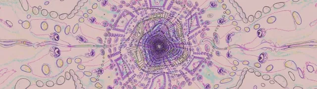 Неонов Тунел Фрактален Мандала Вихър 32:9 Ultrawide 60fps Скрийнсейвър VJLoops