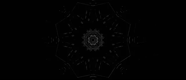 Twnnel Neon Pentagon Kaleidosgop VJLoops 21:9 Ultralydan 60fps Arbed Sgrin