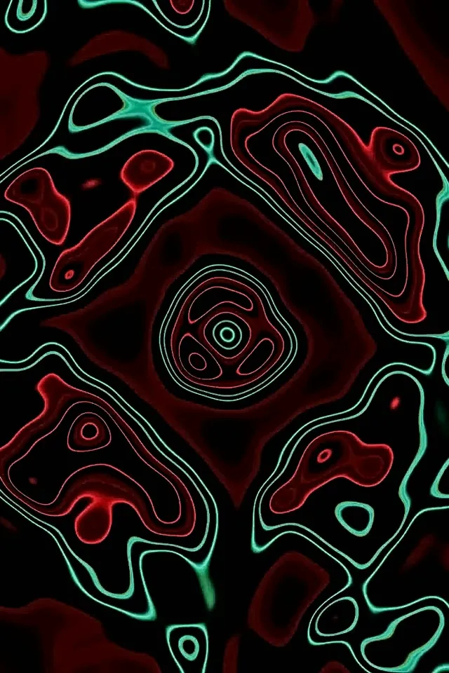 霓虹隧道螺旋钻石循环 2:3照片竖屏 60fps 屏保VJ循环