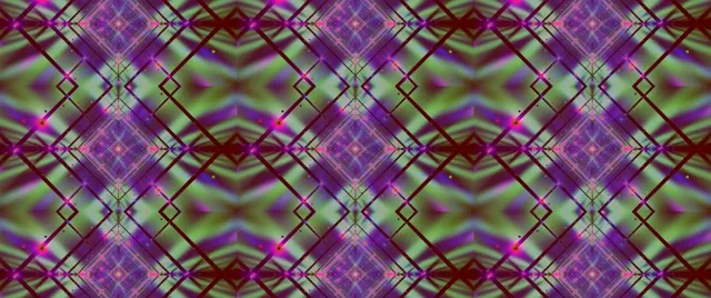 Neon Tunnel Diamant Grid VJ Loop 2.39:1 Cinemascope 60fps Skärmsläckare