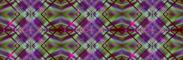 霓虹燈隧道鑽石網格 Vj Loop 3:1 三倍寬 60fps 螢幕保護程式