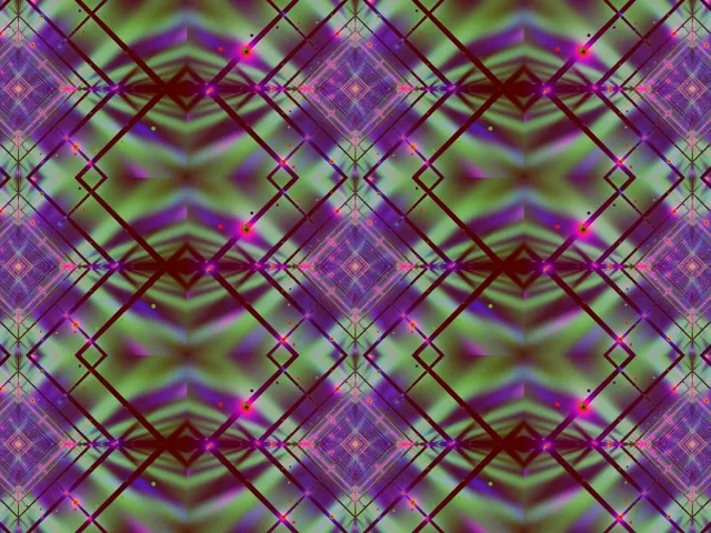 霓虹燈隧道鑽石網格螢幕保護程式 4:3 經典 60fps Vj Loop