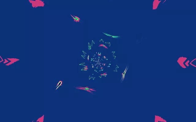 Économiseur d'écran Tunnel Néon Rose Vert Spirale 16:10 MacBook 60fps VJ Loop