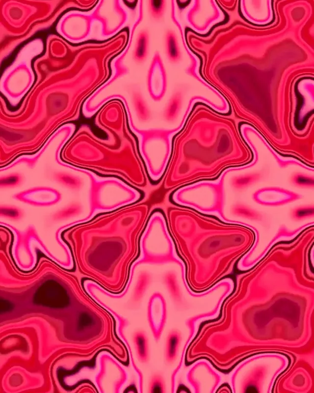 Terowong Neon Kaleidoskop Merah Jambu VJ Loop 4:5 Instagram 60fps Screensaver