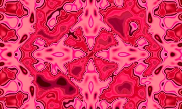 নিয়ন টানেল গোলাপী ক্যালিডোস্কোপ VJLoops 5:3 ওয়াইড 60fps স্ক্রিনসেভার