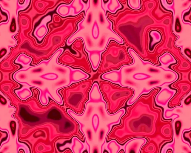 Neon Tunel Ružový Kaleidoskop VJLoops 5:4 Priemyselný 60fps Šetrič Obrazovky