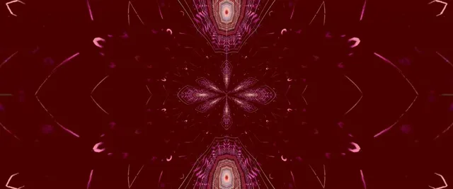 Fractal Kaleidoscope Neon Tunnel VJ Loop 2.39:1 Cinemascope 60fps Screensaver