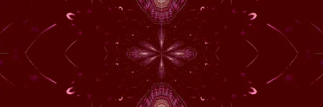 Pulsating Mandala Neon Tunnel 3:1 Triple Wide 60fps VJ Loop Screensaver