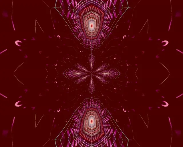 Pulsating Mandala Neon Tunnel 5:4 Industrial 60fps VJ Loop Screensaver