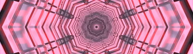 霓虹隧道粉紅八角漩渦 32:9 超超寬螢幕 60fps 螢幕保護程式 VJ Loop