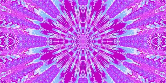 नीऑन टनल कैलिडोस्कोप बर्स्ट VJ Loop 2:1 यूनिविजियम 60fps स्क्रीनसेवर