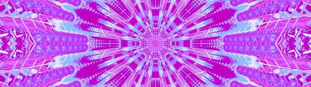 Neon Tunnel Pink Blue Kaleidoscope Burst VJ Loop 32:9 Super Ultrawide 60fps Screensaver