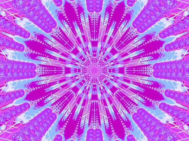 霓虹隧道萬花筒爆裂 VJLoops 4:3 經典 60fps 螢幕保護程式